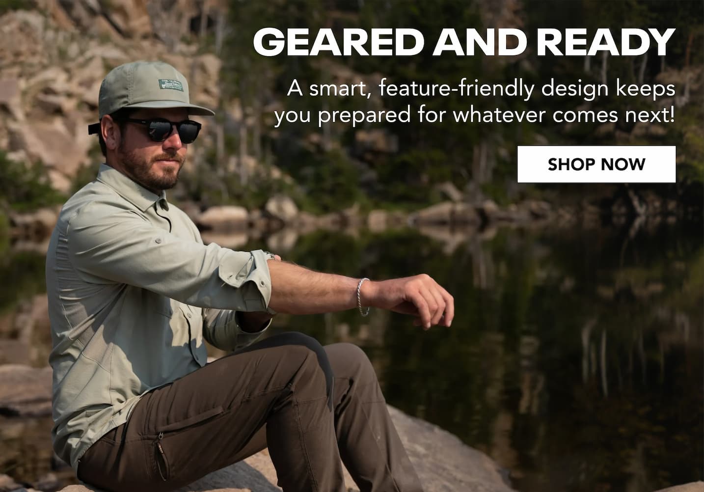 Geared And Ready. A smart, feature-friendly design keeps you prepared for whatever comes next!
