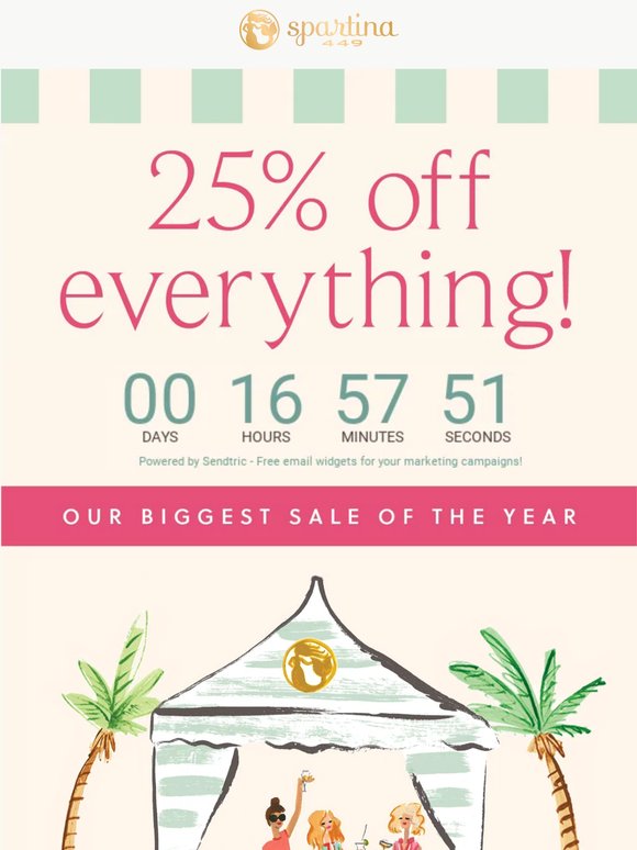 Surprise! ONE MORE DAY to Save 25% Off