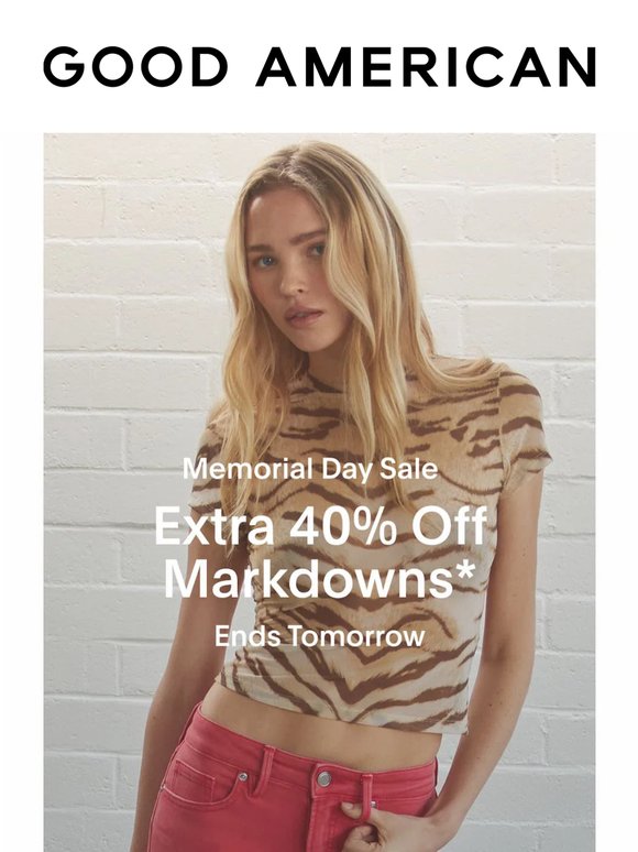 ENDS TOMORROW: Memorial Day Sale