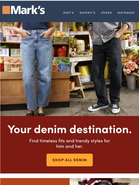 Fresh denim for spring + summer
