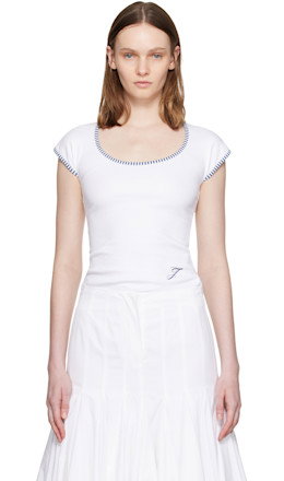 White 'The Espiral' T-shirt