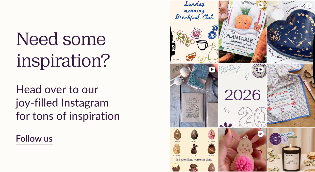 Need some inspiration? Head over to our joy-filled Instagram for tons of inspiration. Follow us