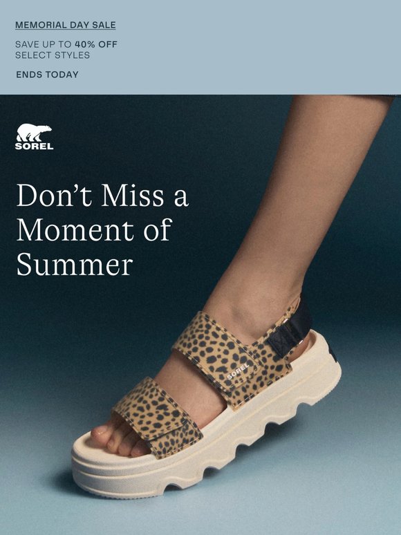 40% Off Select Styles End Today
