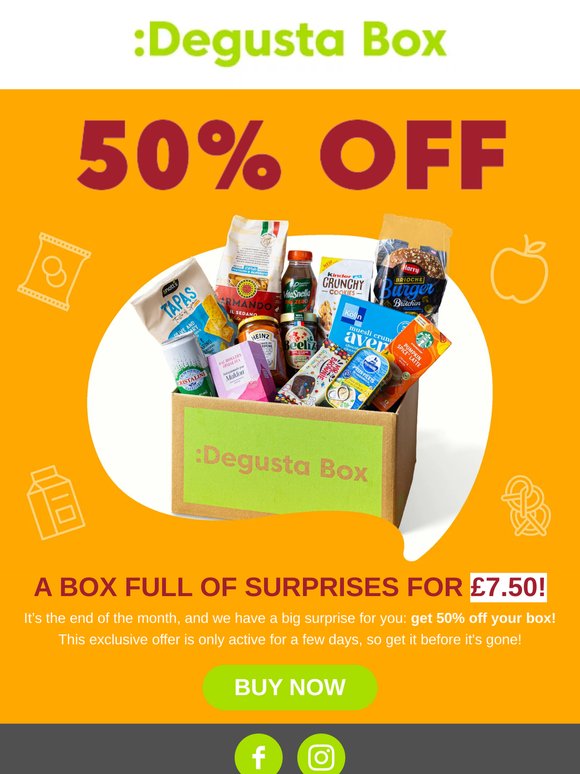 Half price? Yes please! 🎉