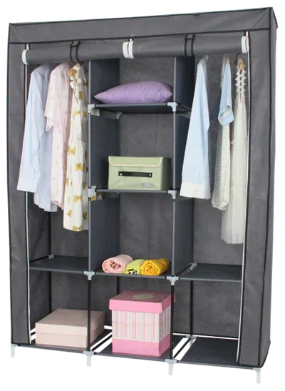 Image of Neat Living Portable Wardrobe Closet w/ Cover