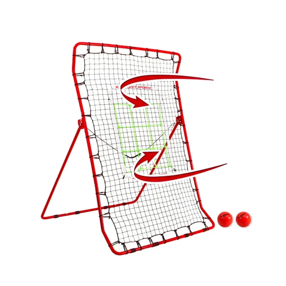 Image of Rukket Sports Pitch Back Baseball/Softball Rebounder Pro w/ Weighted Balls