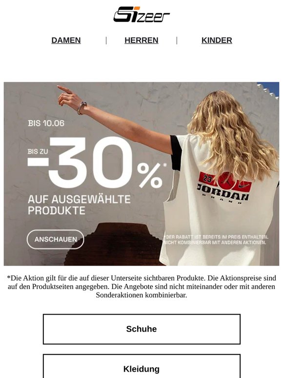 Bis -30% auf gewählte Produkte 🎈