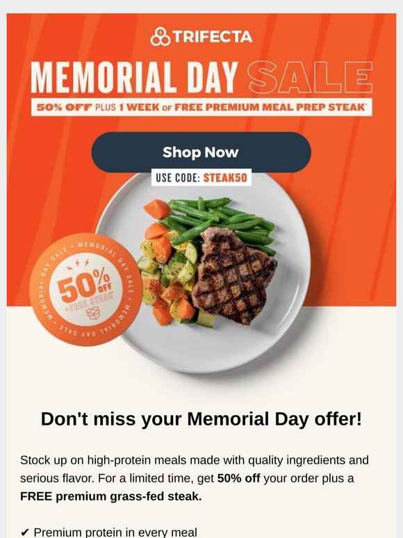 Memorial Day savings are still on 🔥