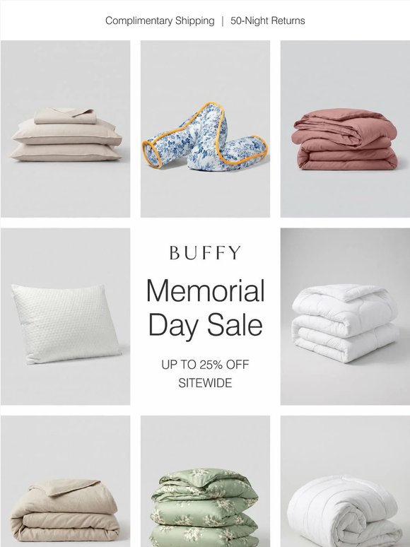 Final hours: Up to 25% off ends tonight.