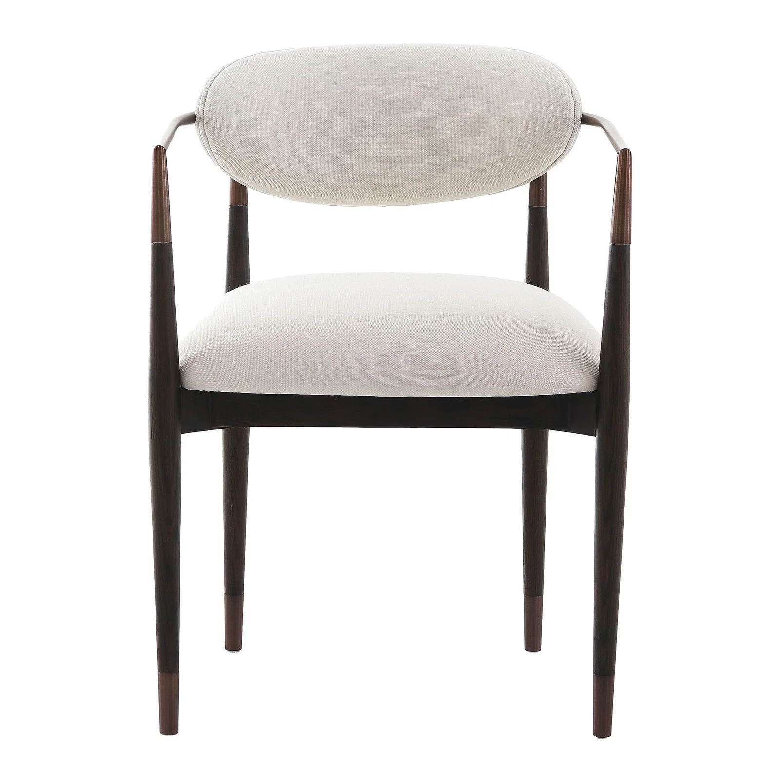 Image of Soho Dining Chair - Walnut & Bronze
