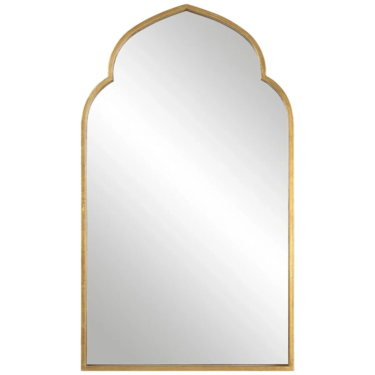 Image of Temple Mirror 97x55cm - Gold Finish