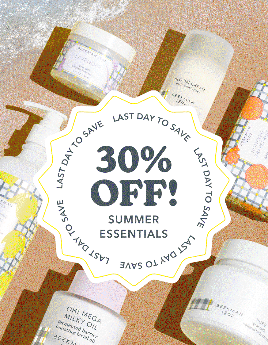 30% OFF Summer Essentials