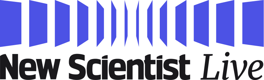 New Scientist Live logo. Links to event