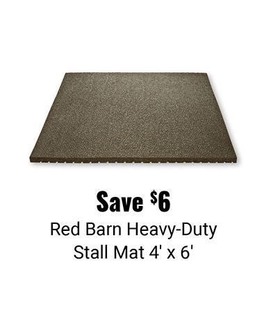 Save $6 Red Barn Heavy-Duty Stall Mat 4' x 6'