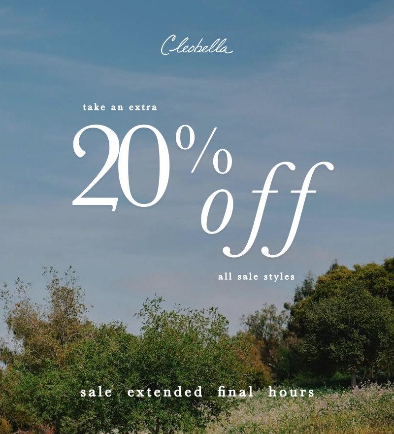 Extra 20% off Sale | Last Call