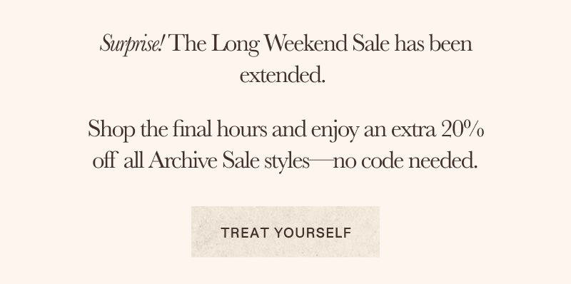 Extra 20% off Sale | Last Call