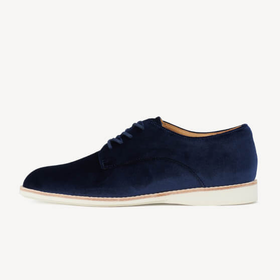 Derby Navy Velvet