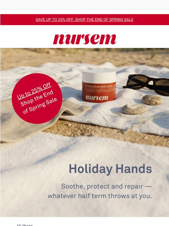 From the garden to the beach: Keep skin cared for this half term