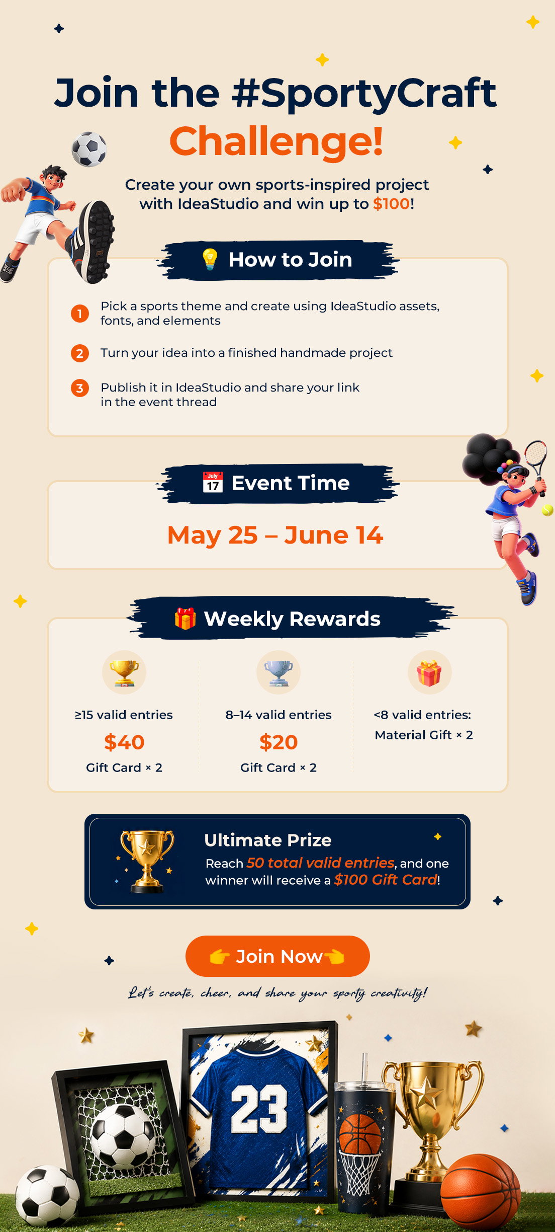 #SportyCraft Challenge