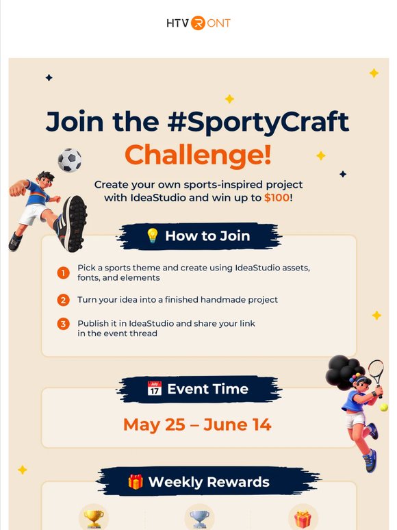 ⚽ Game On! #SportyCraft Challenge: Win $100