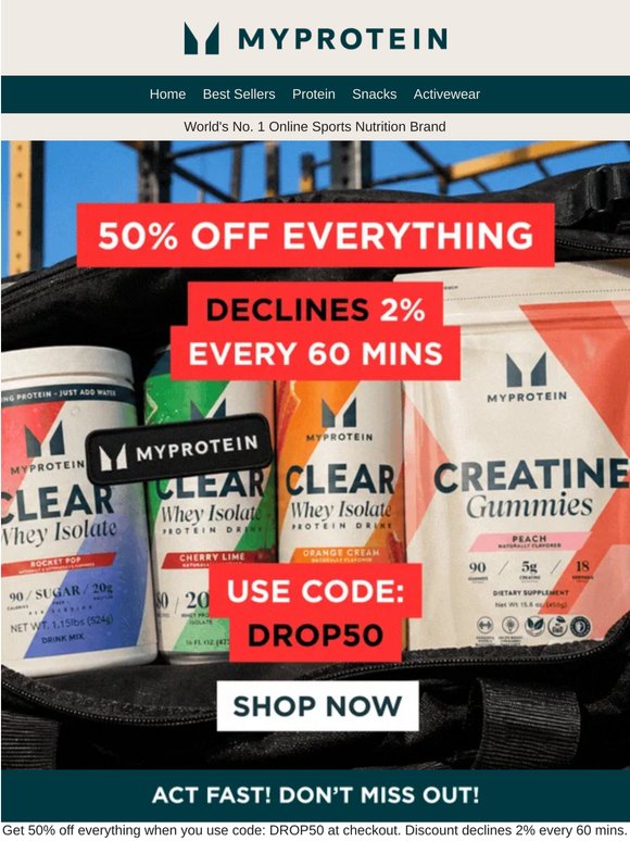 Last Chance 😱 50% off almost everything