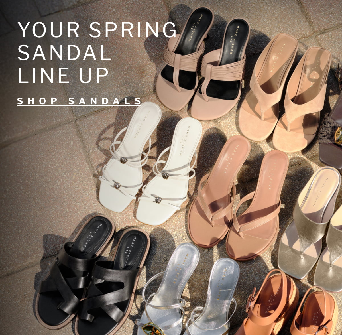 YOUR SPRING SANDAL LINE UP [ SHOP SANDALS ]