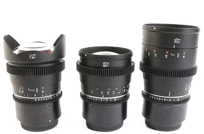 USED Samyang VDSLR MK2 3-Lens Kit (14mm/35mm/85mm) for Canon RF