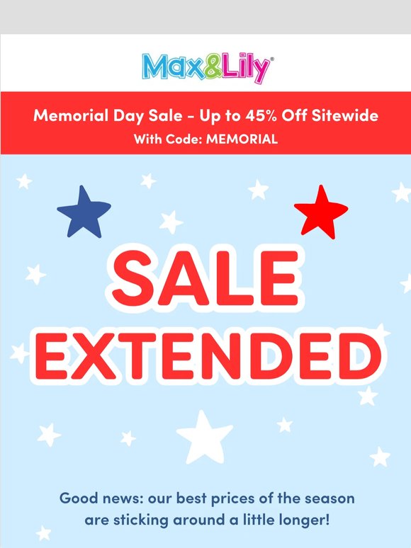 Surprise! More Time to Save 💥
