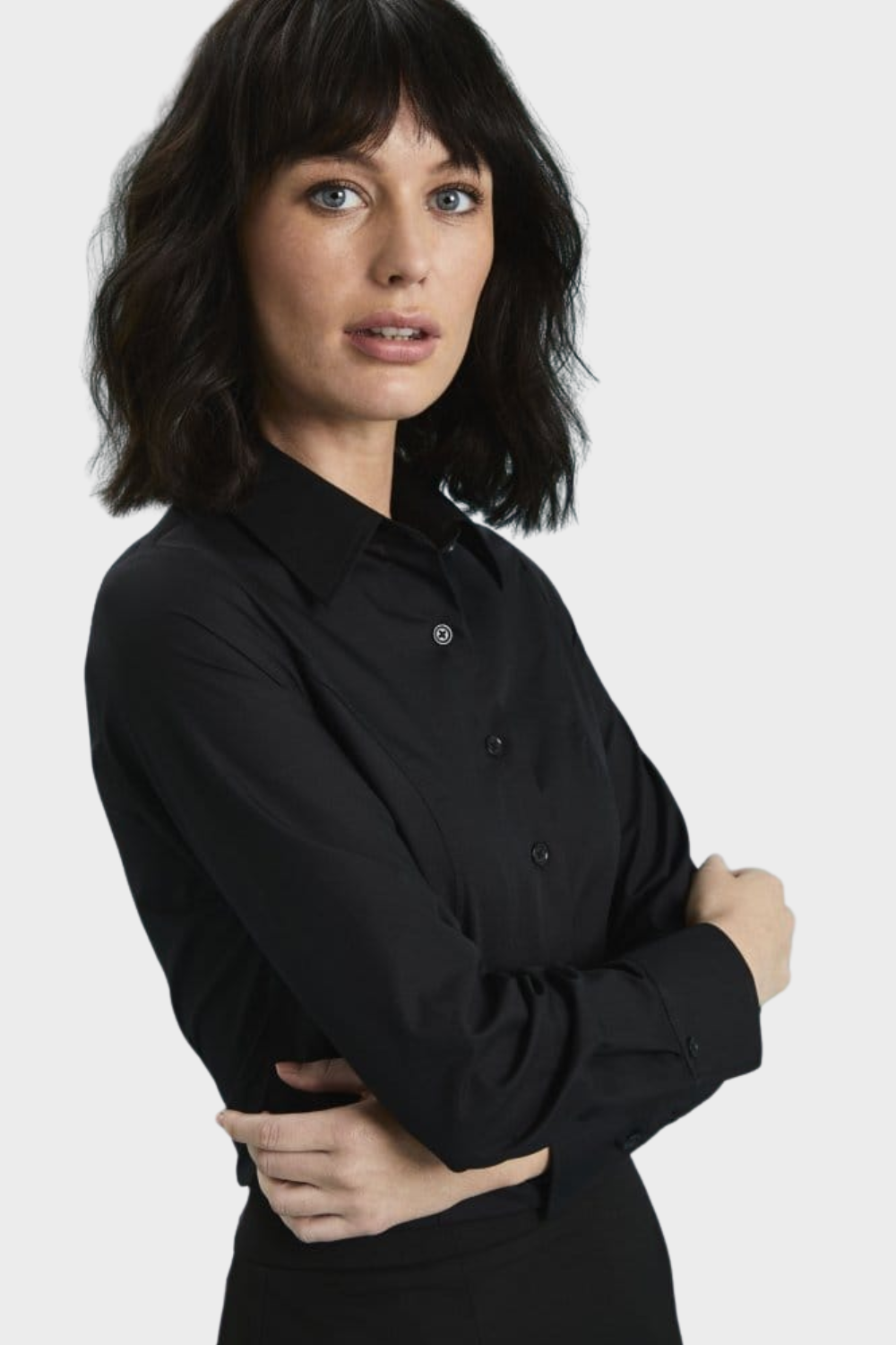 Image of SJ Women's Long Sleeve Shirt, Black