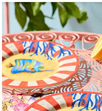Magnificent Marine Fish Melamine Side Plates