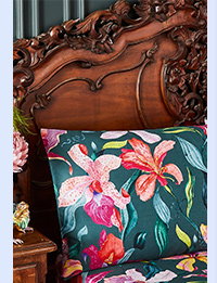 Orchid Oasis Matching Bedding