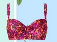Spiced Blooms Bikini Top