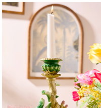 Opulent Bird Candle Holder