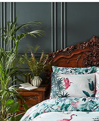 Flamingo Frenzy Reversible Duvet Set