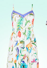 Beautiful Border Maxi Dress