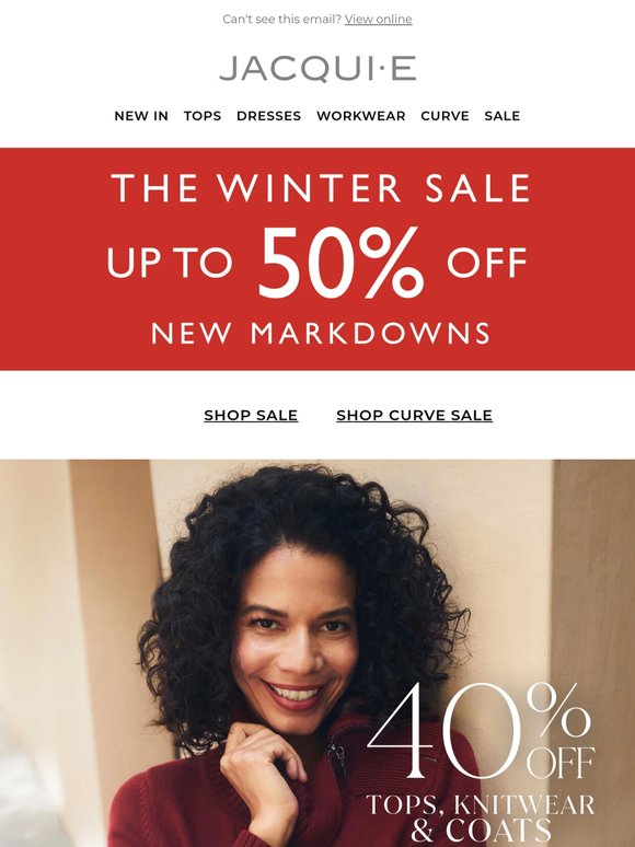 New Season Knitwear With 40% Off