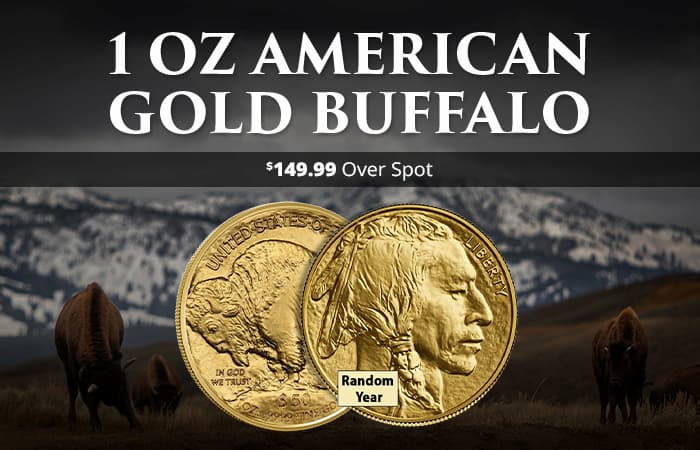 ON SALE: 1 oz American Gold Buffalo Coin (Random Year)