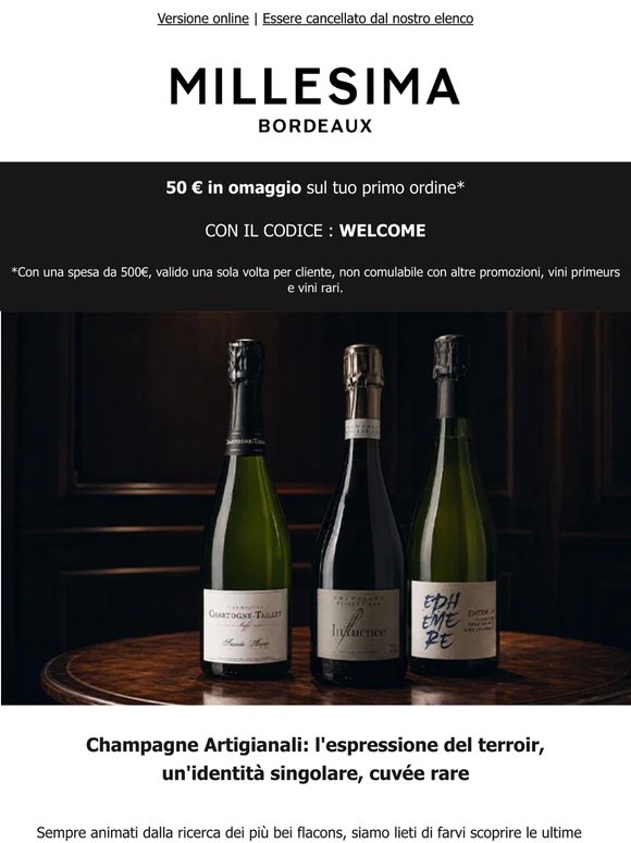 Novità Champagne Artigianali: bottiglie rare e autentiche
