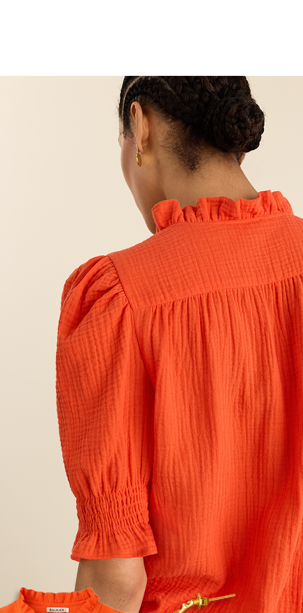 Nolan Organic Cheesecloth Blouse