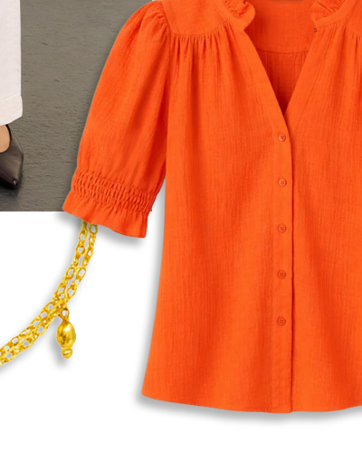 Nolan Organic Cheesecloth Blouse