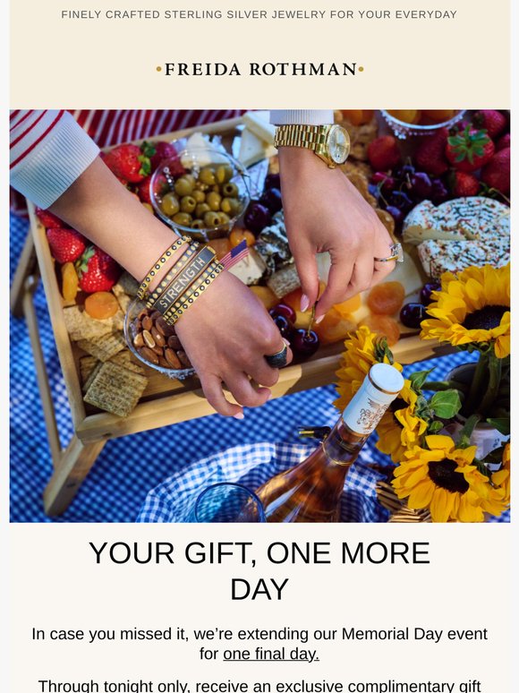 In case you missed it… one final chance