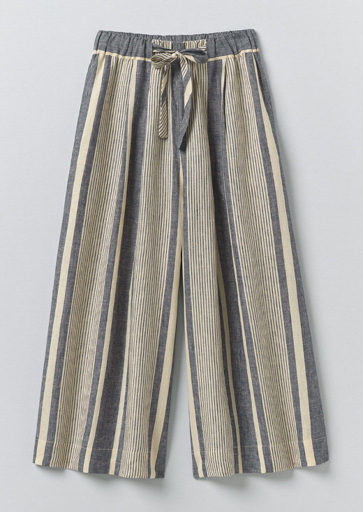 Bolster Stripe Linen Culottes