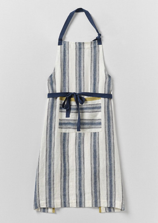 Chef Stripe Linen Apron