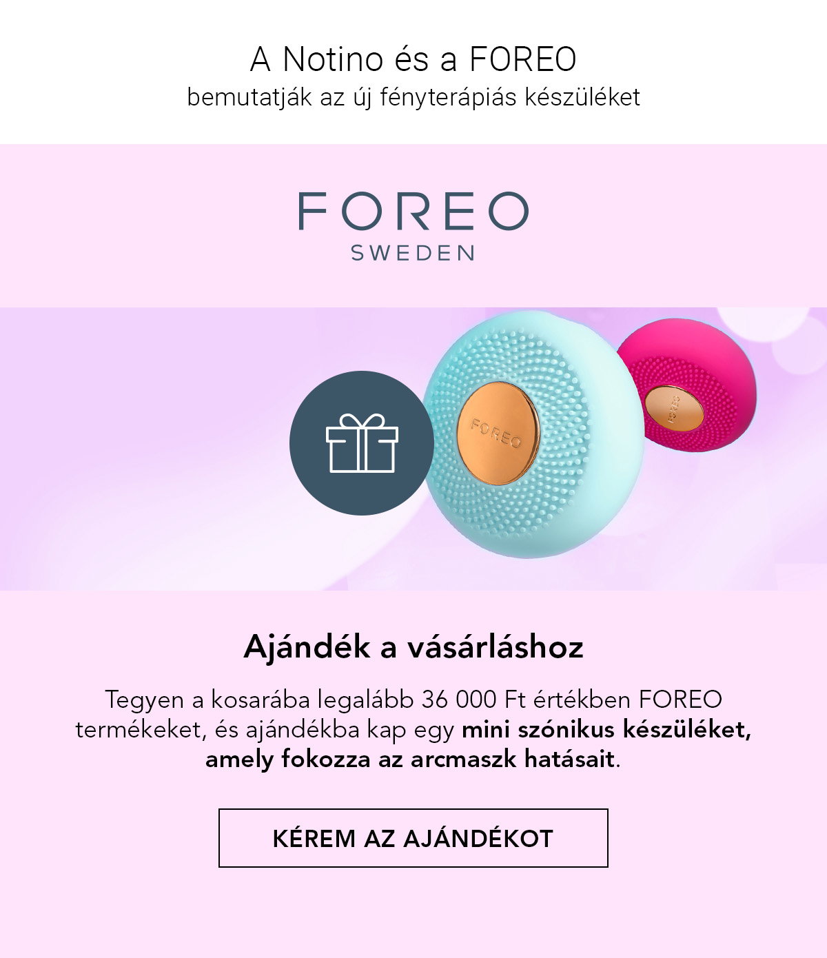 Ajándék a vásárláshoz