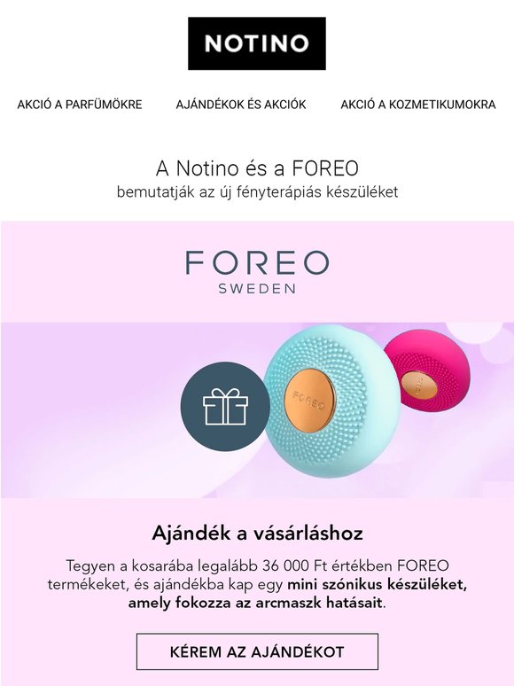 Újdonság a FOREO-tól