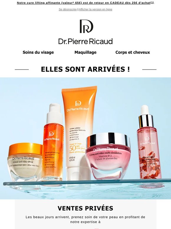 Place aux VENTES PRIVÉES : -50% sur une sélection