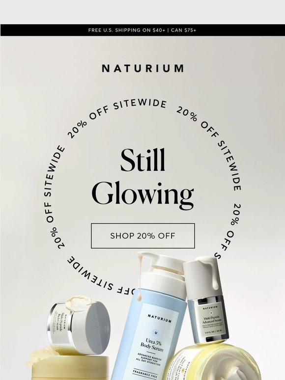 ✨ 20% OFF SITEWIDE—Extended!