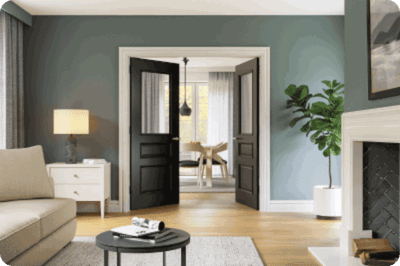 Black doors