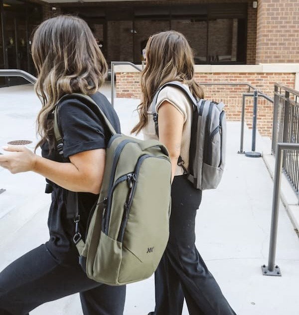Girls walking with Series 2 Knack Bags