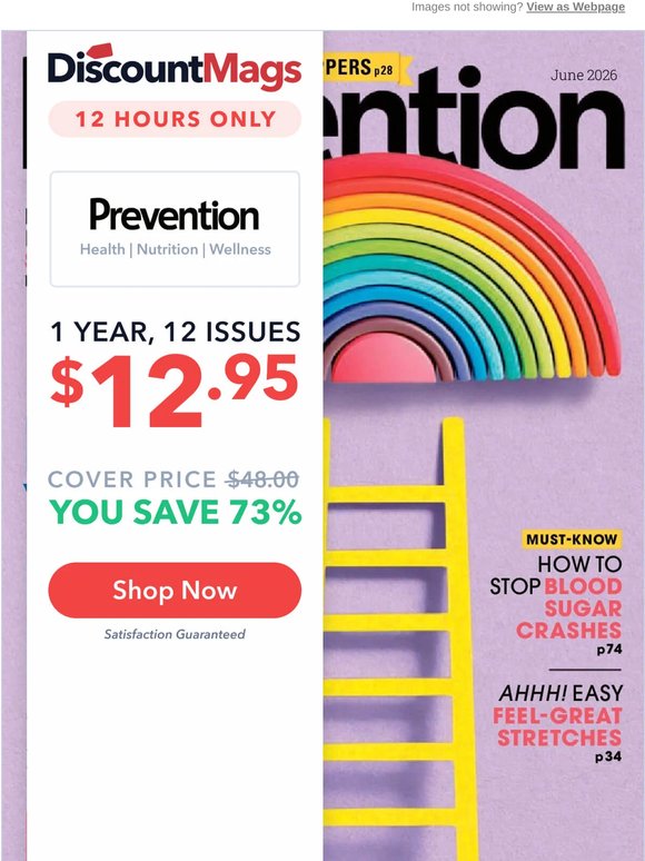 Prevention 🧘 Just $12.95 🧘 Today Only